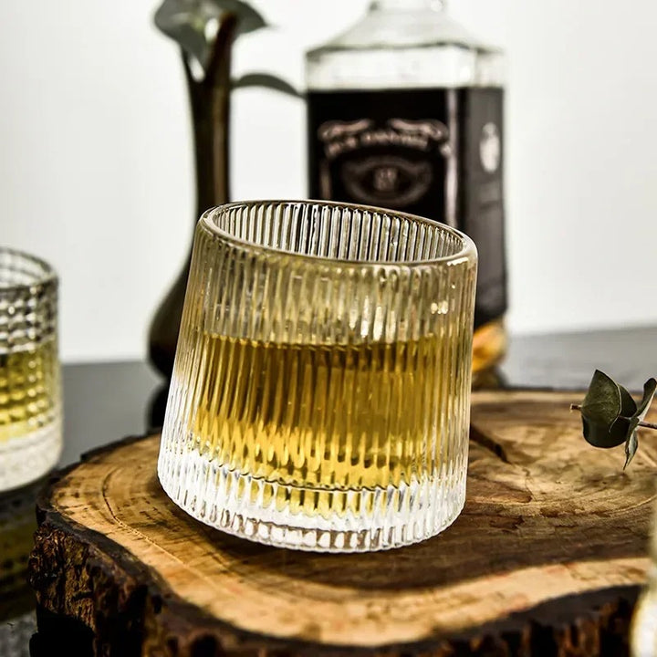 Connoisseur's Patterned Whiskey Glasses