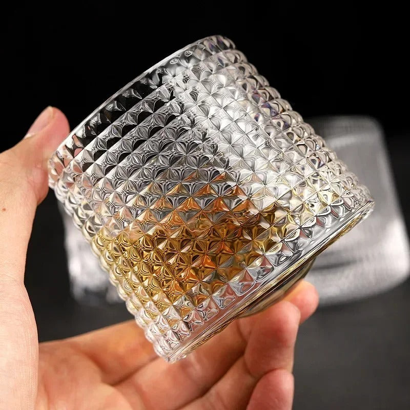 Connoisseur's Patterned Whiskey Glasses