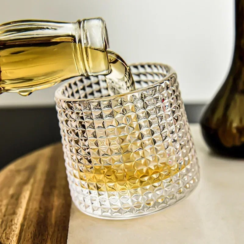 Connoisseur's Patterned Whiskey Glasses