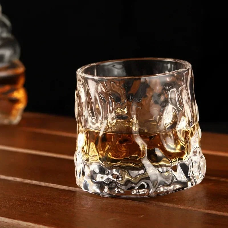 Connoisseur's Patterned Whiskey Glasses