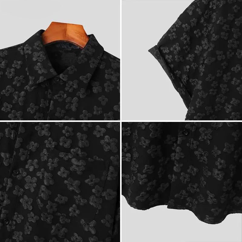 Midnight Floral Casual Shirt