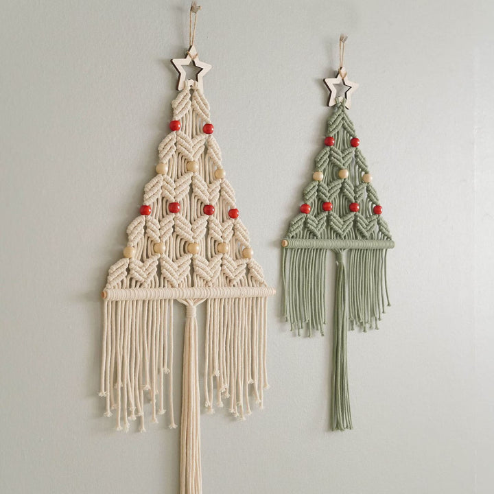 HOLLY - MACRAMÉ CHRISTMAS TREE HANGING