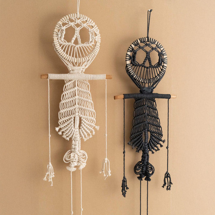 BOO-SKULL - MACRAMÉ SKELETON