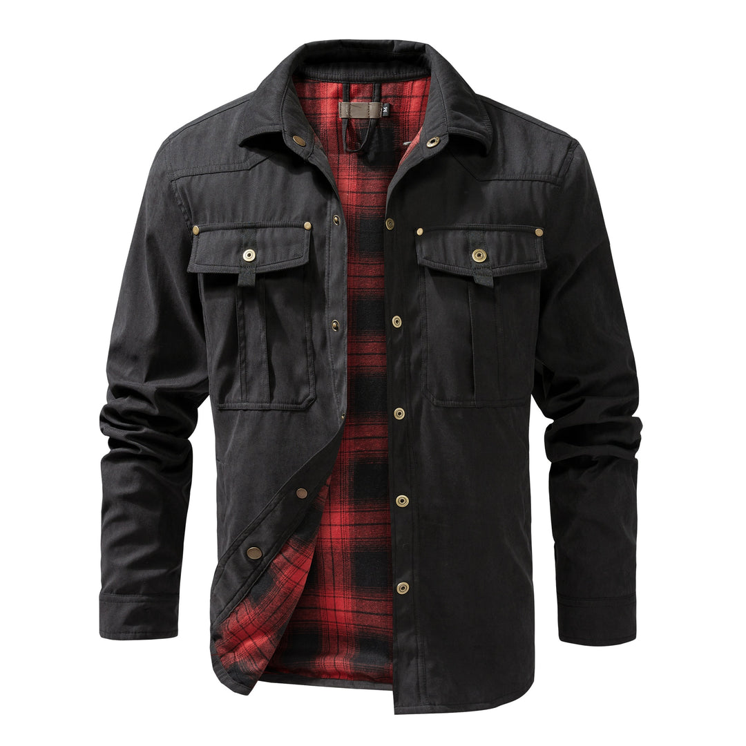 GRIFFIN - PLAID LINED JACKET