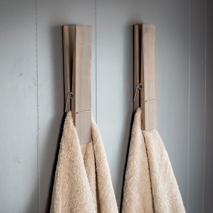 GIANT CLOTHESPIN - TOWEL HOLDERS