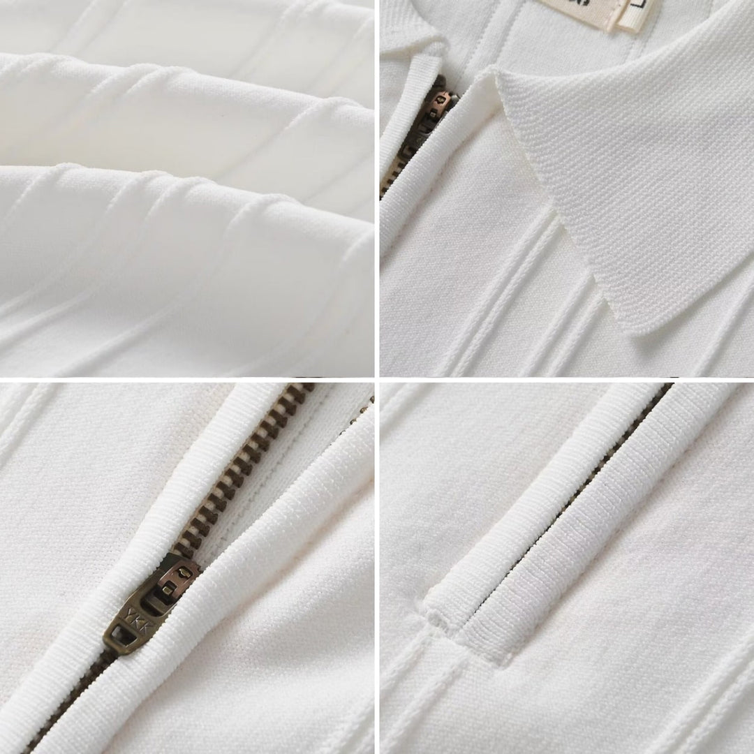 SIGNATURE - TAILORED ZIP POLO