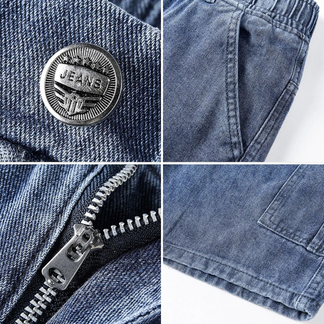 GRIT & GRAVEL - DENIM CARGO SHORTS