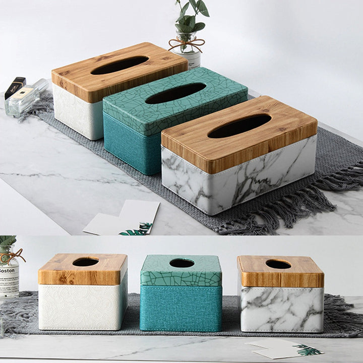 MARBLEWOOD - TISSUE BOX COVER