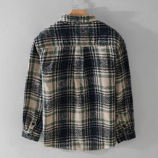 RIVERTON - BRUSHED PLAID OVERJACKET