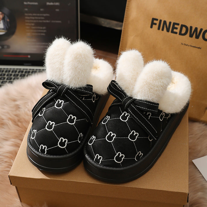 BUNNY - FAUX FUR SLIPPERS