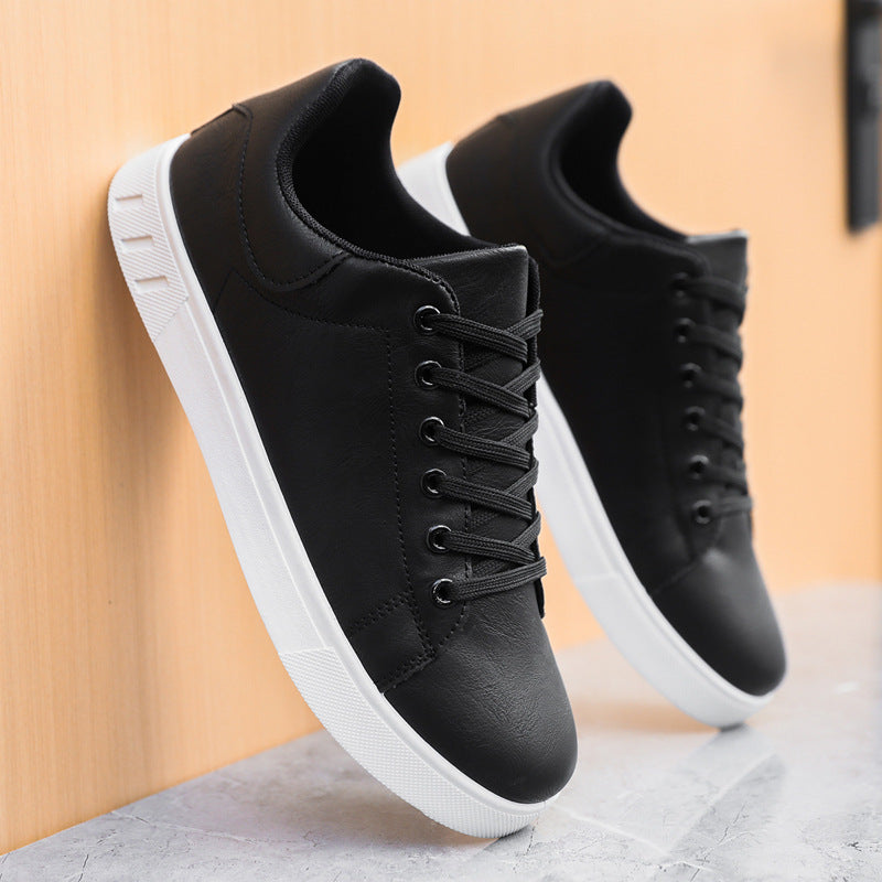 OWEN - LEATHER LOW-TOP SNEAKERS