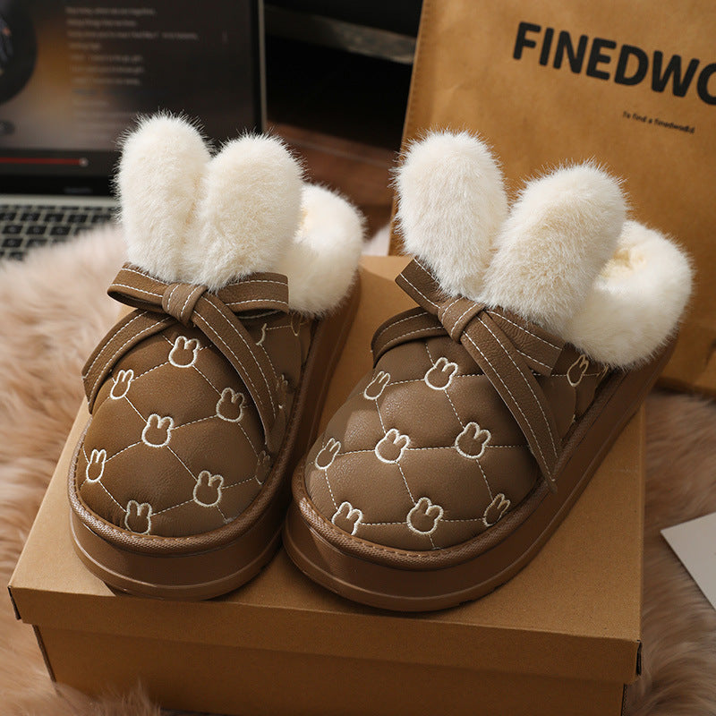 BUNNY - FAUX FUR SLIPPERS