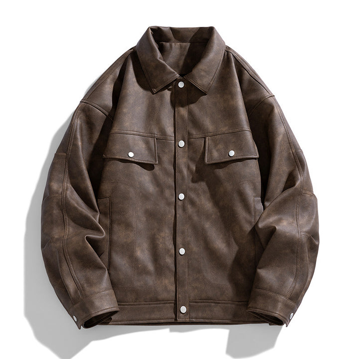 WESTGATE - LEATHER TRUCKER JACKET