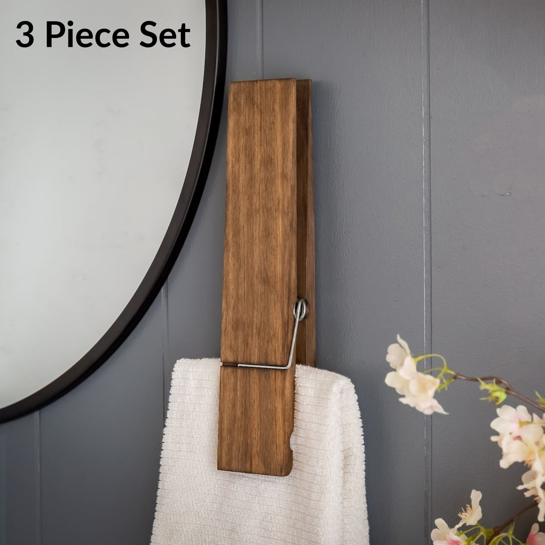 GIANT CLOTHESPIN - TOWEL HOLDERS