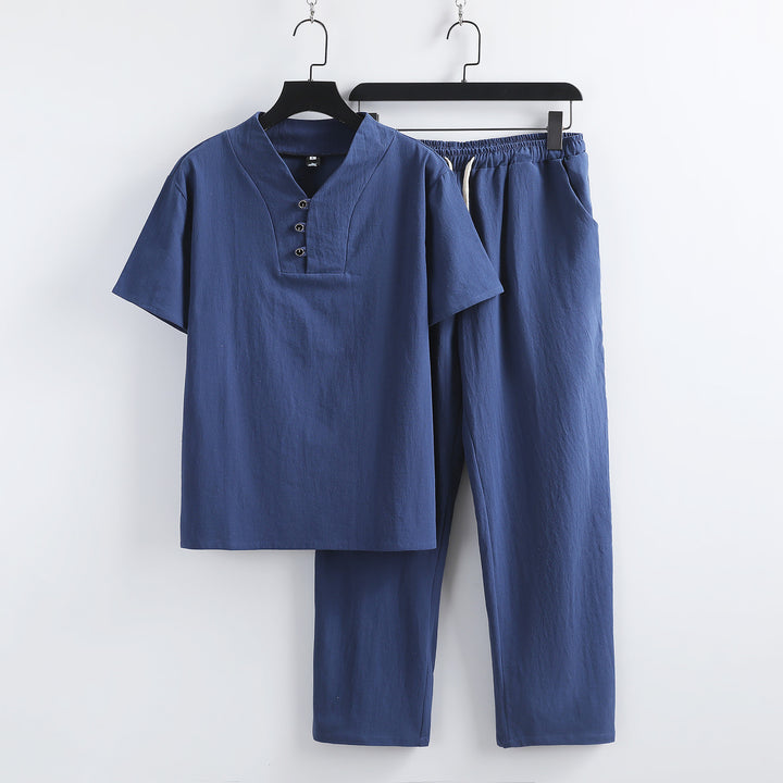 SUMIRE - LINEN LOUNGE SET