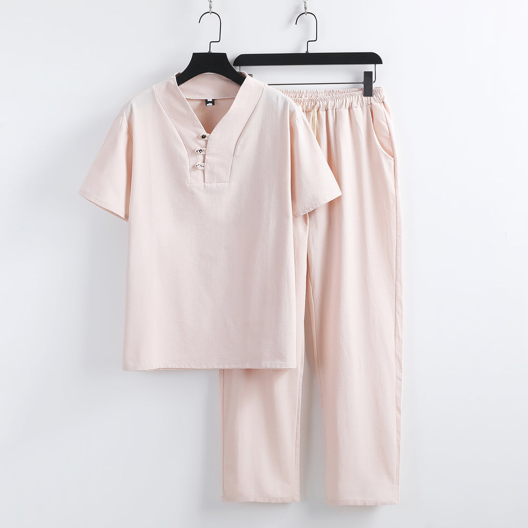 SUMIRE - LINEN LOUNGE SET