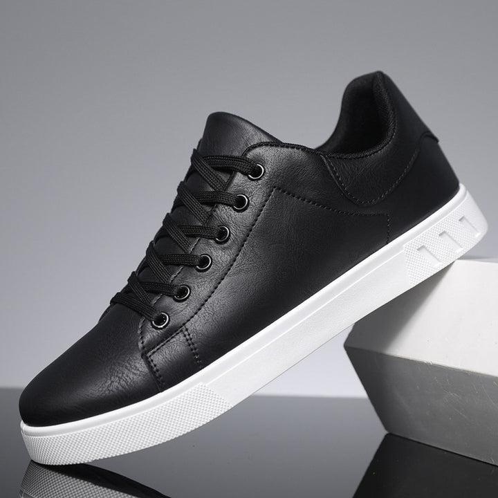 OWEN - LEATHER LOW-TOP SNEAKERS