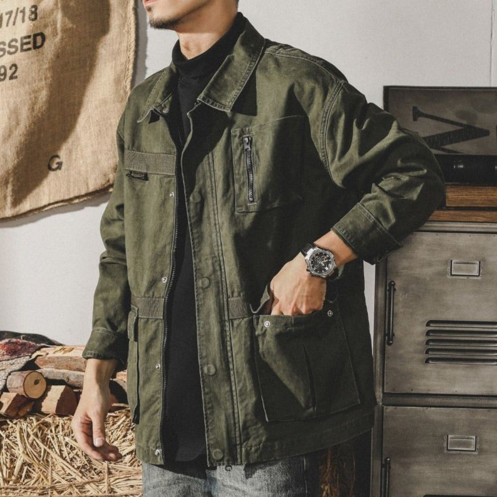 The Rockford - Military Green Light Jacket