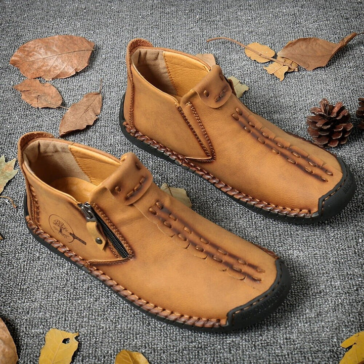 TrekZip Hand Stitched Leather Boots