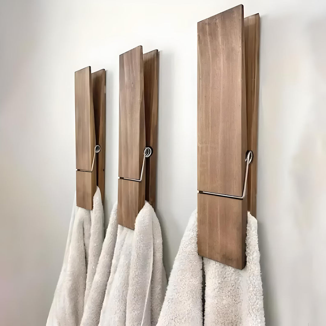 GIANT CLOTHESPIN - TOWEL HOLDERS