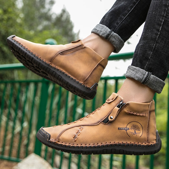 TrekZip Hand Stitched Leather Boots