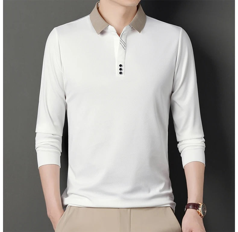 Executive Long Sleeve Polo