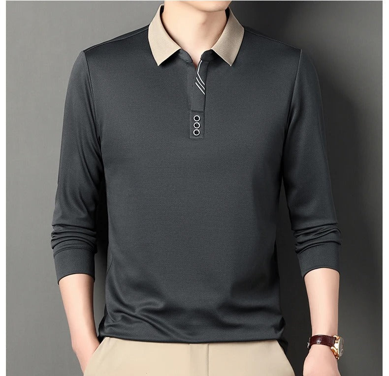 Executive Long Sleeve Polo