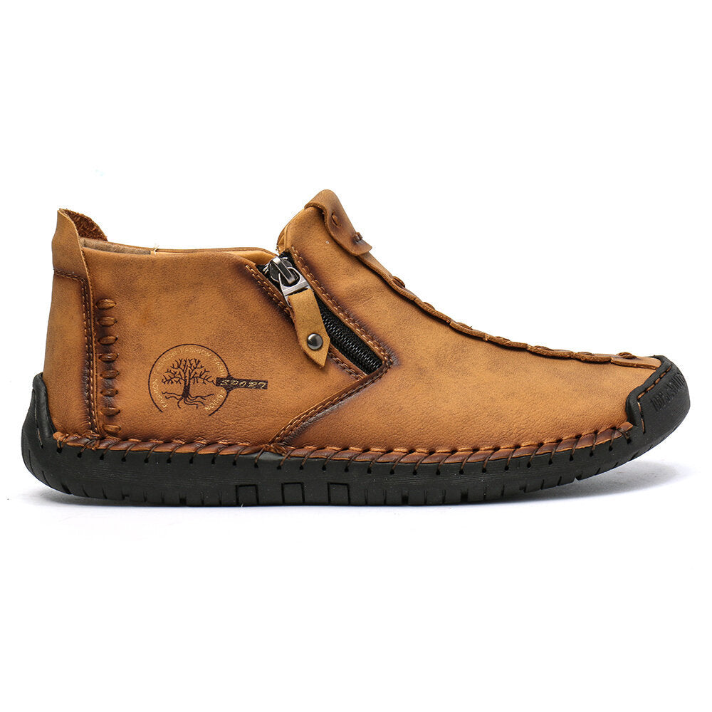 TrekZip Hand Stitched Leather Boots