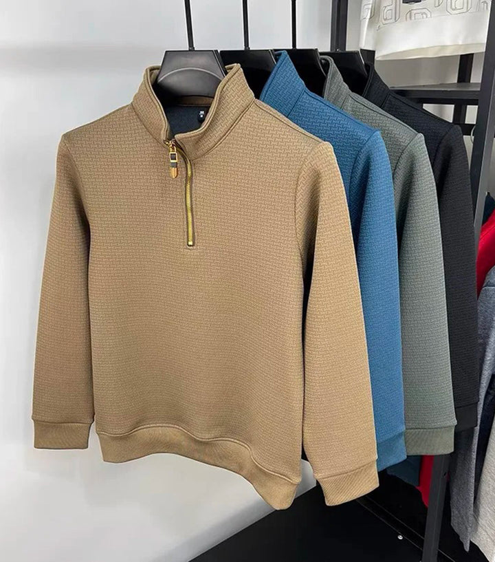 Golden Zip Sweater