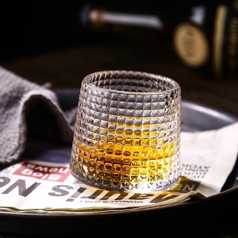 Connoisseur's Patterned Whiskey Glasses