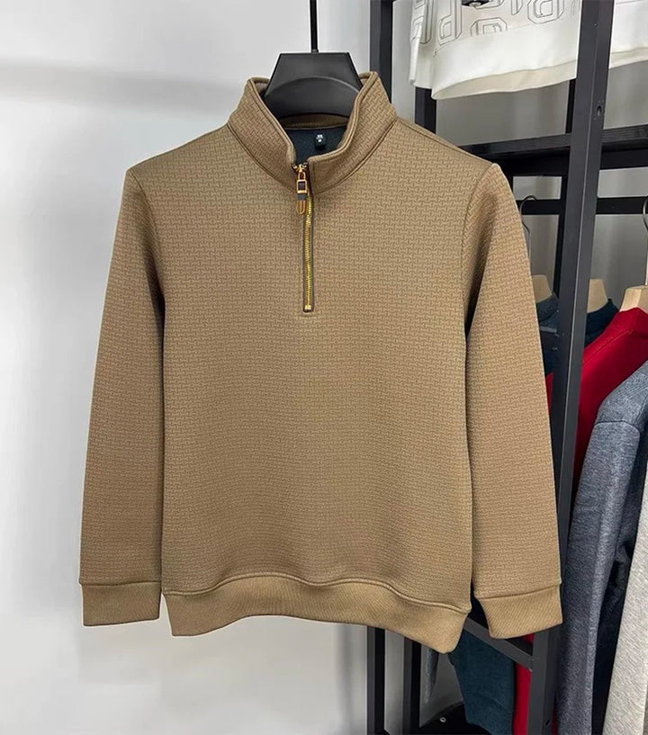 Golden Zip Sweater