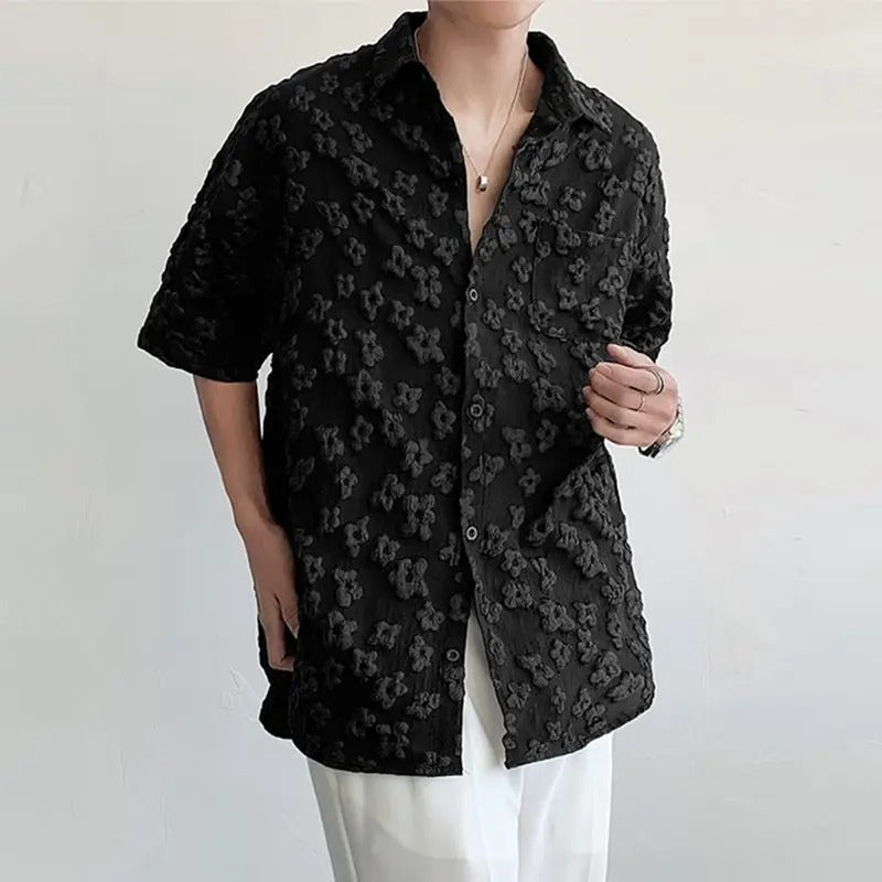 Midnight Floral Casual Shirt