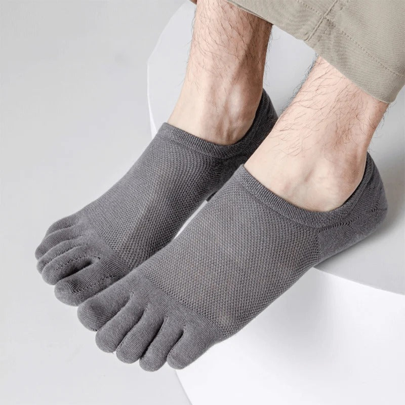 Maxwell Cotton Toe Socks 6-Pack