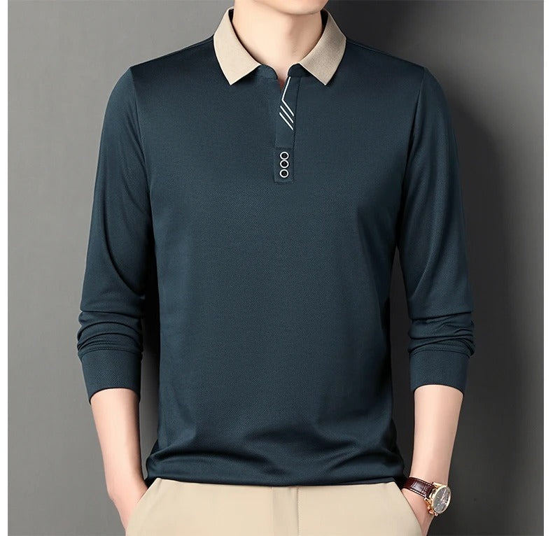 Executive Long Sleeve Polo