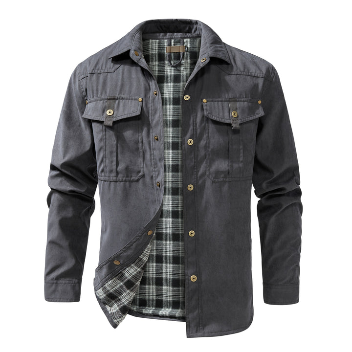 GRIFFIN - PLAID LINED JACKET