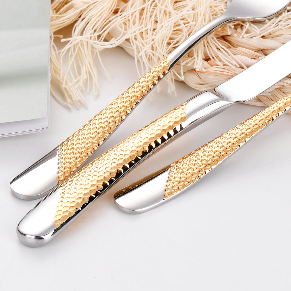 Gilded Touch Cutlery Set