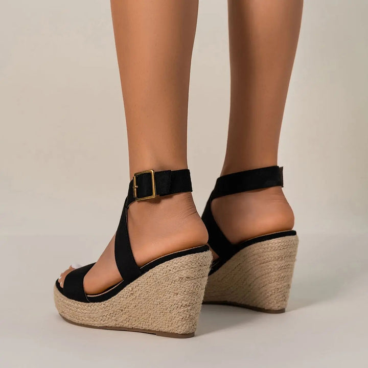 SUMMER STRIDE - ESPADRILLE WEDGES