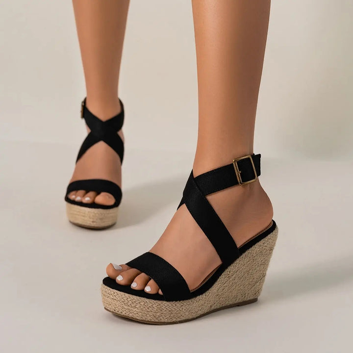 SUMMER STRIDE - ESPADRILLE WEDGES