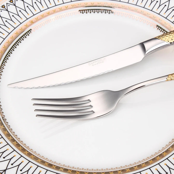 Gilded Touch Cutlery Set