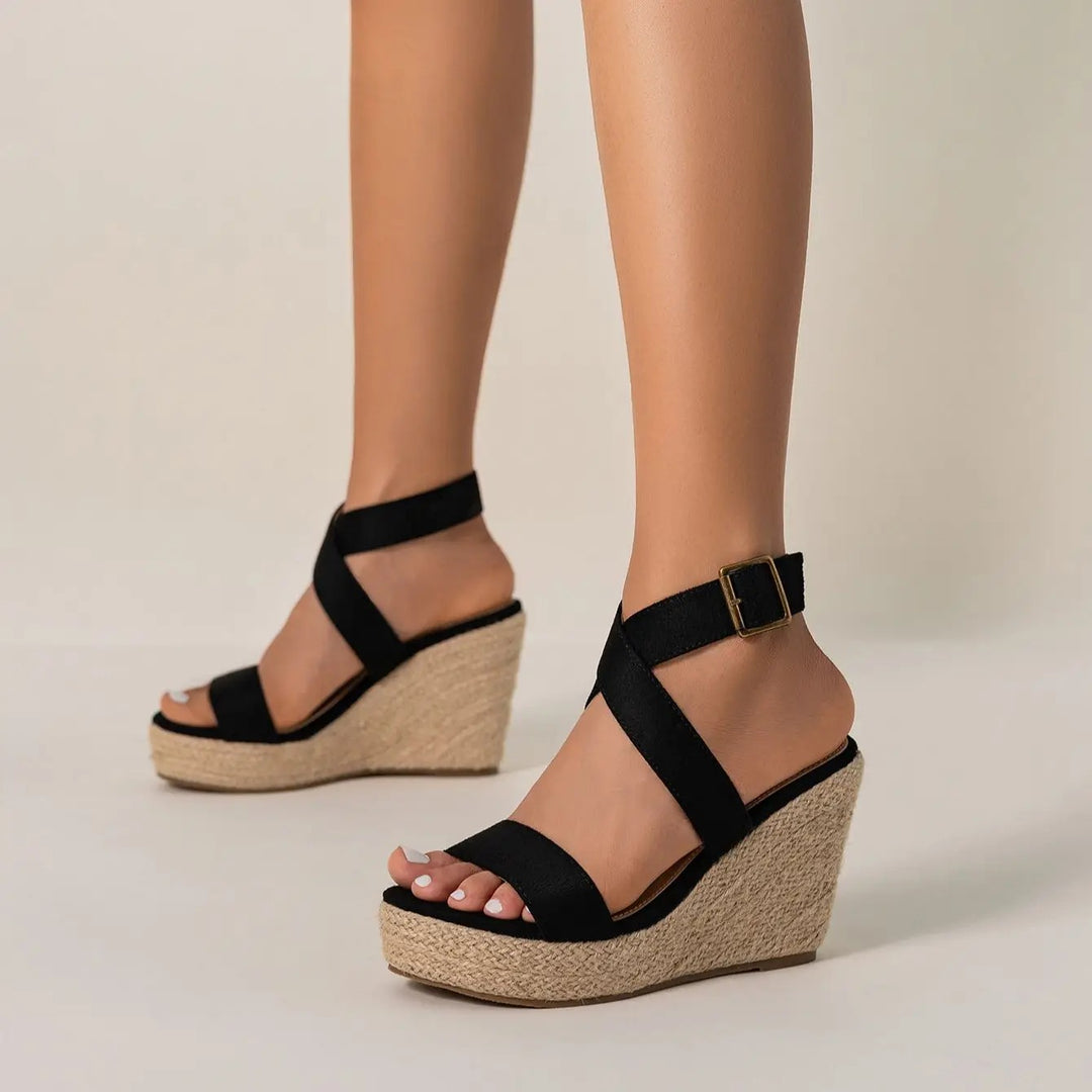 SUMMER STRIDE - ESPADRILLE WEDGES