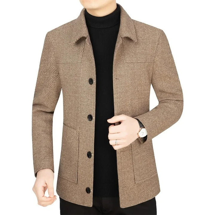 Herringbone Cashmere Jacket