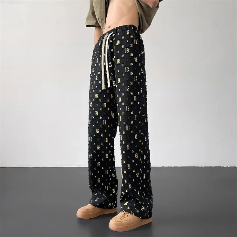 Mosaic Muse Straight-Fit Trousers