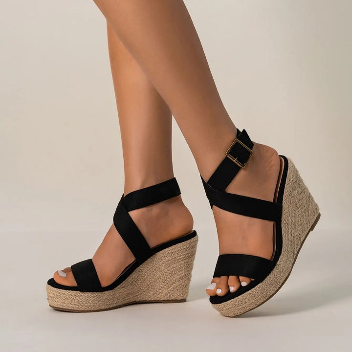 SUMMER STRIDE - ESPADRILLE WEDGES