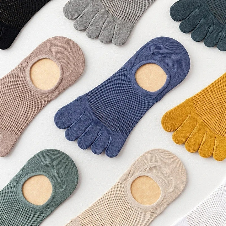 Maxwell Cotton Toe Socks 6-Pack