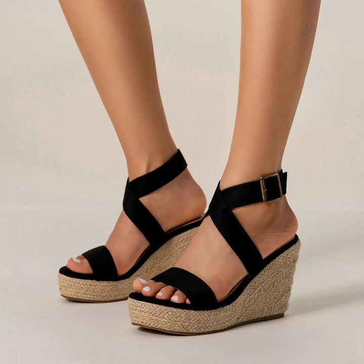 SUMMER STRIDE - ESPADRILLE WEDGES