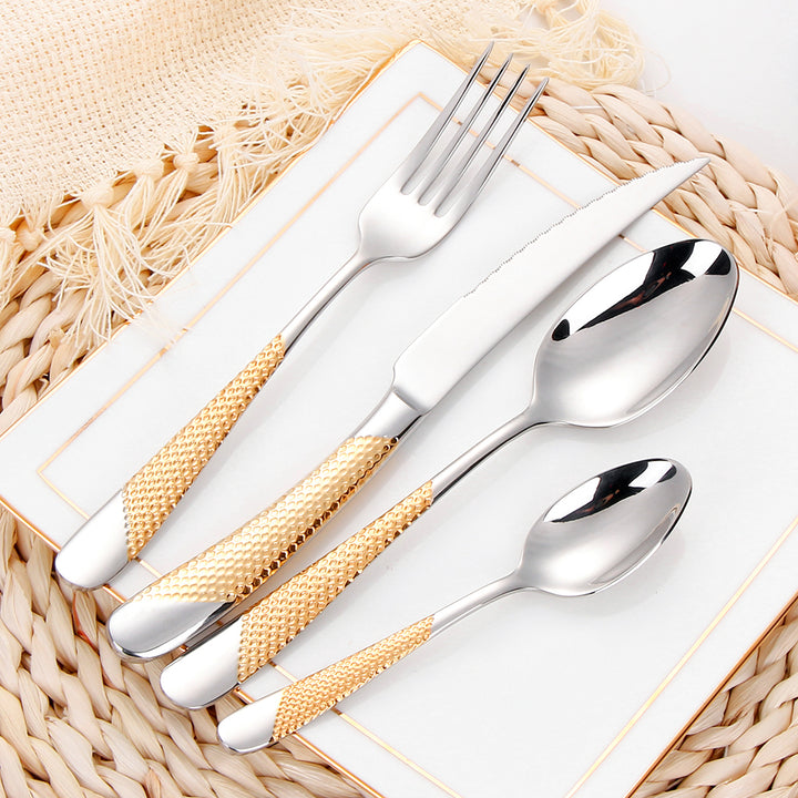 Gilded Touch Cutlery Set