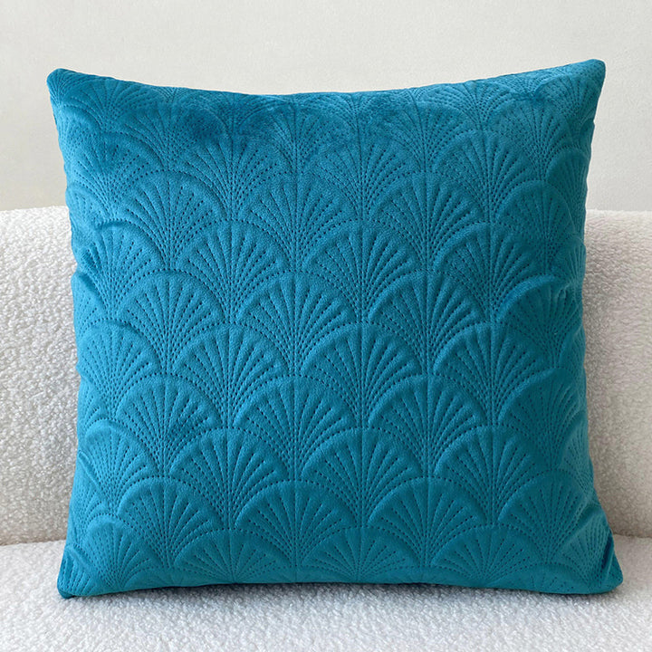 Velvet Scallop Pillow Cover