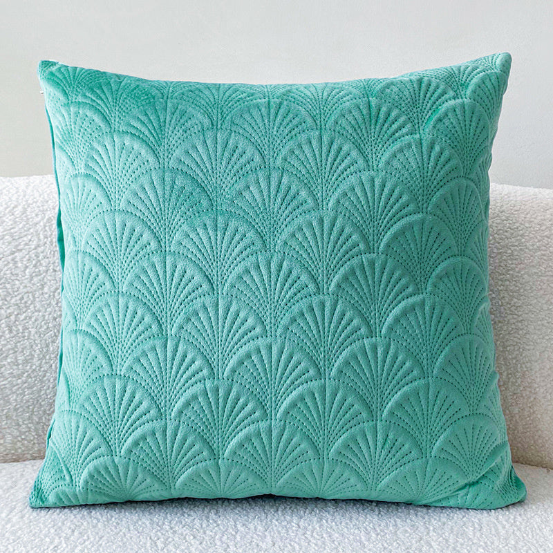 Velvet Scallop Pillow Cover