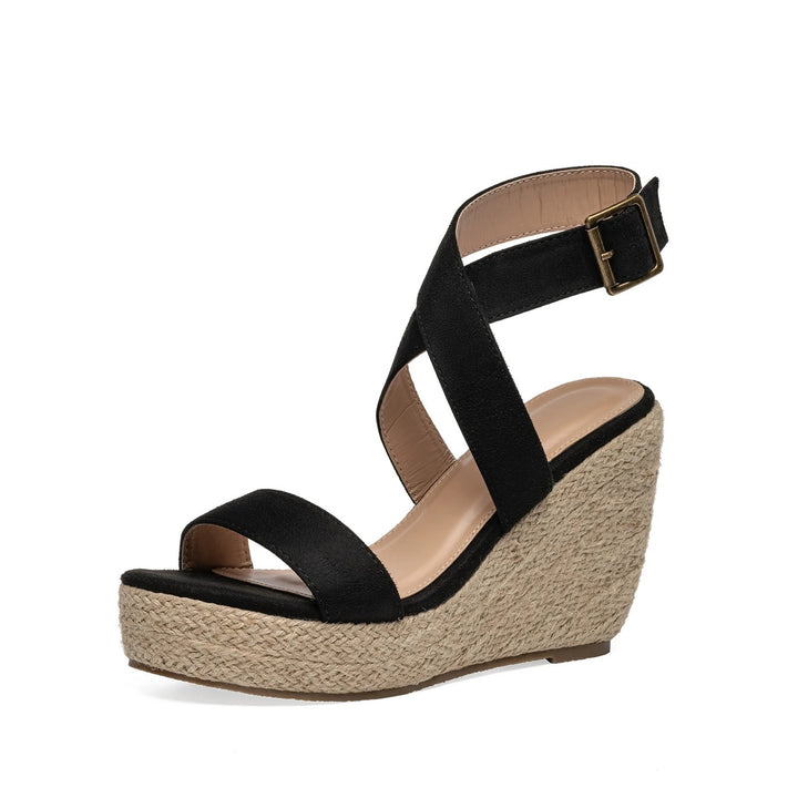 SUMMER STRIDE - ESPADRILLE WEDGES