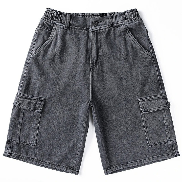 GRIT & GRAVEL - DENIM CARGO SHORTS